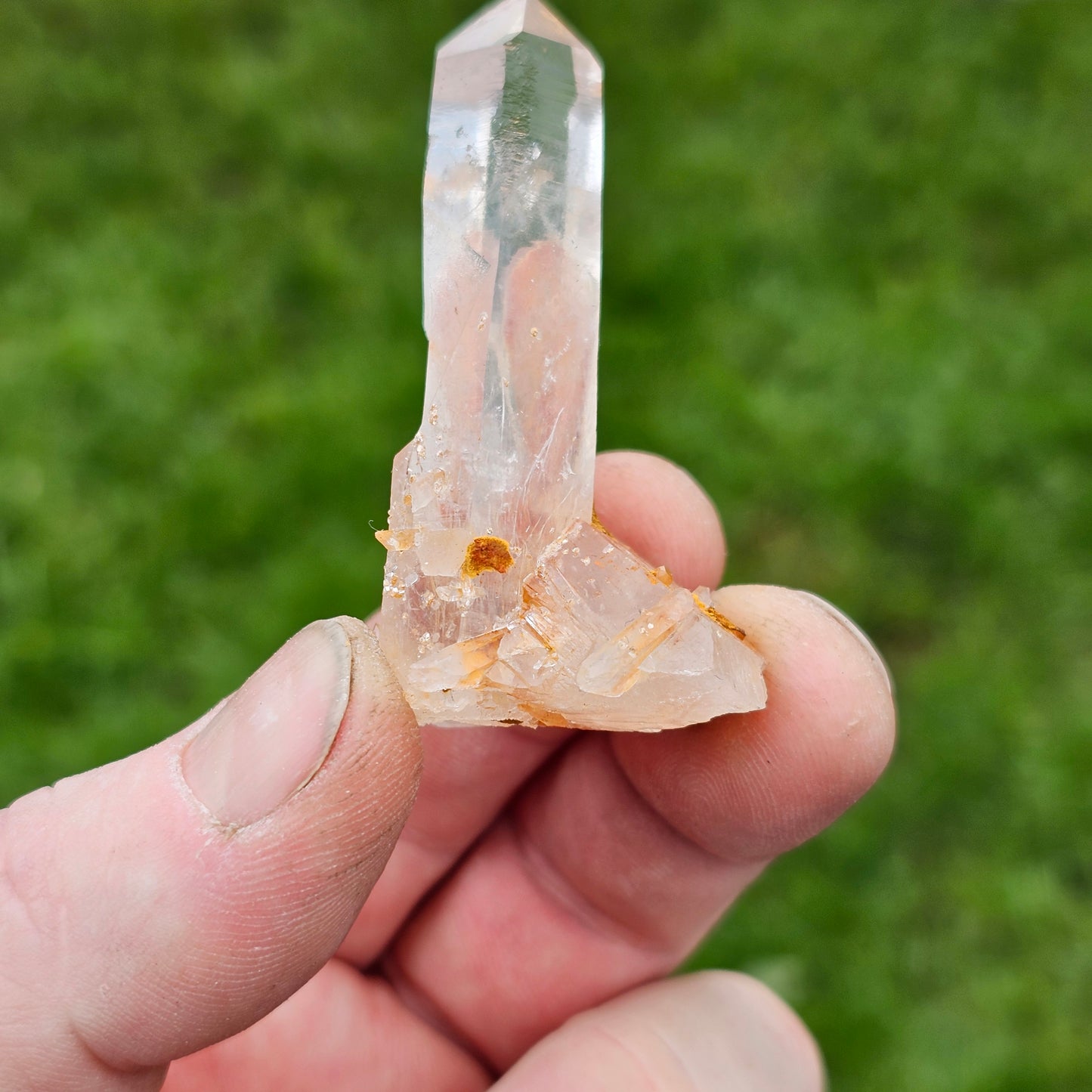 Blue Mist Lemurian Quartz Points