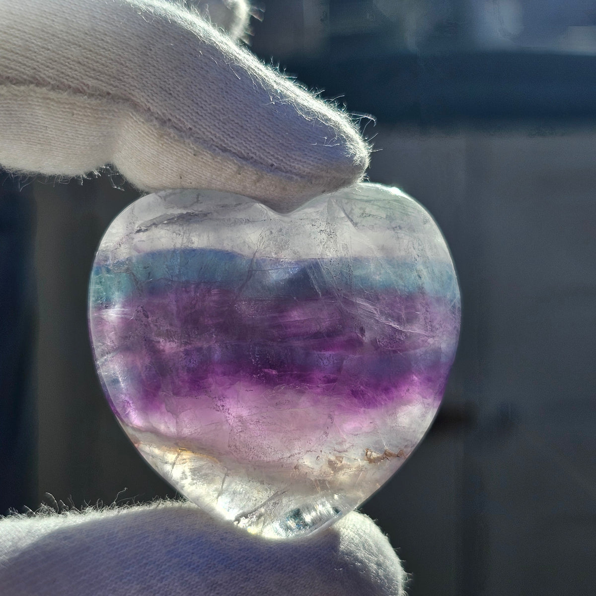 Premium Fluorite Hearts