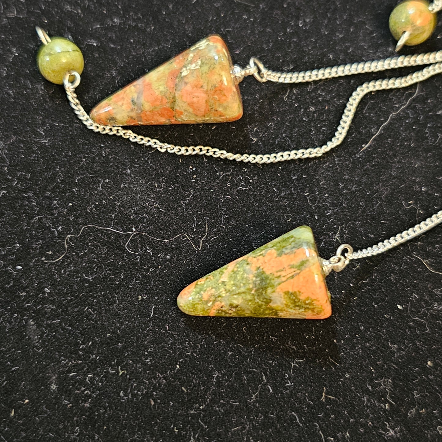 Unakite Cone Pendulum