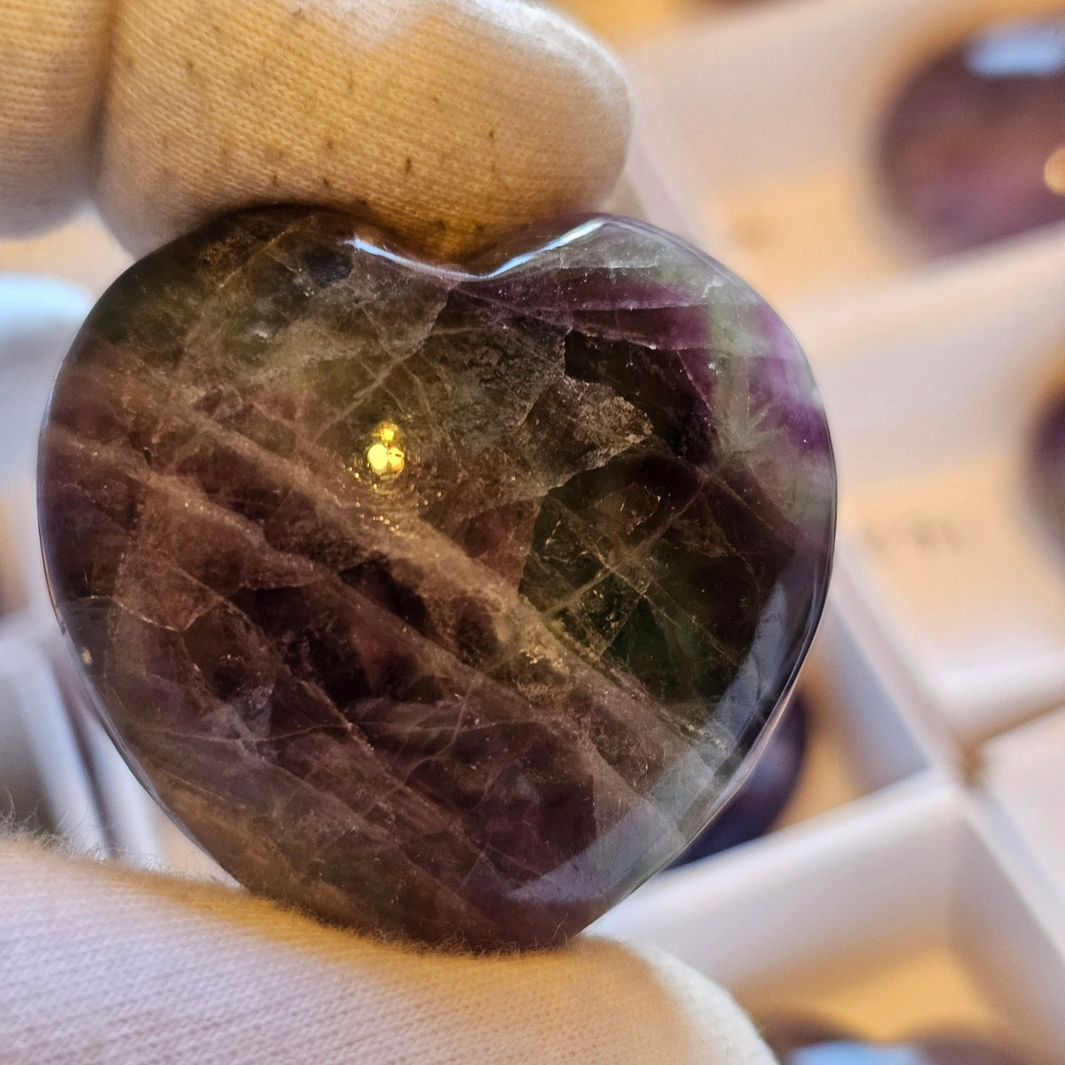 Premium Fluorite Hearts