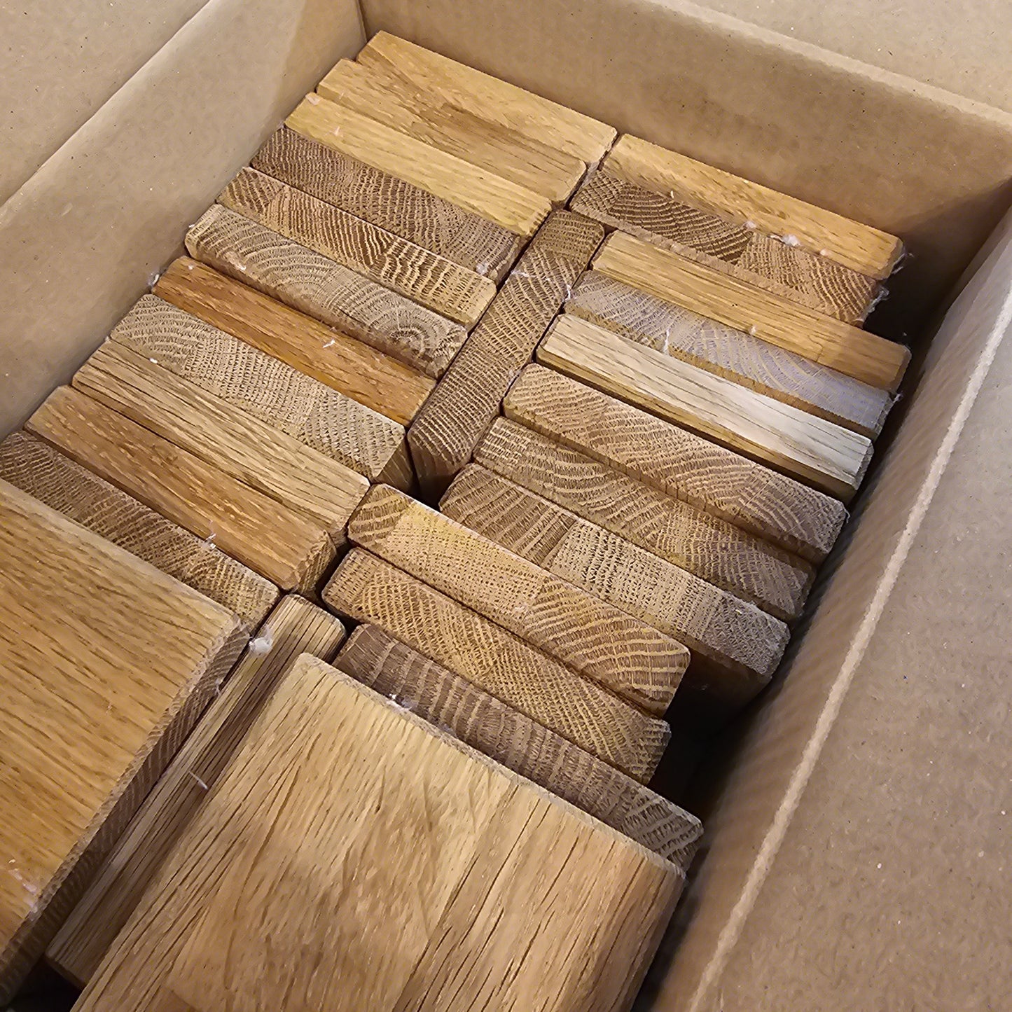 Oak Coasters 10cm x 10cm