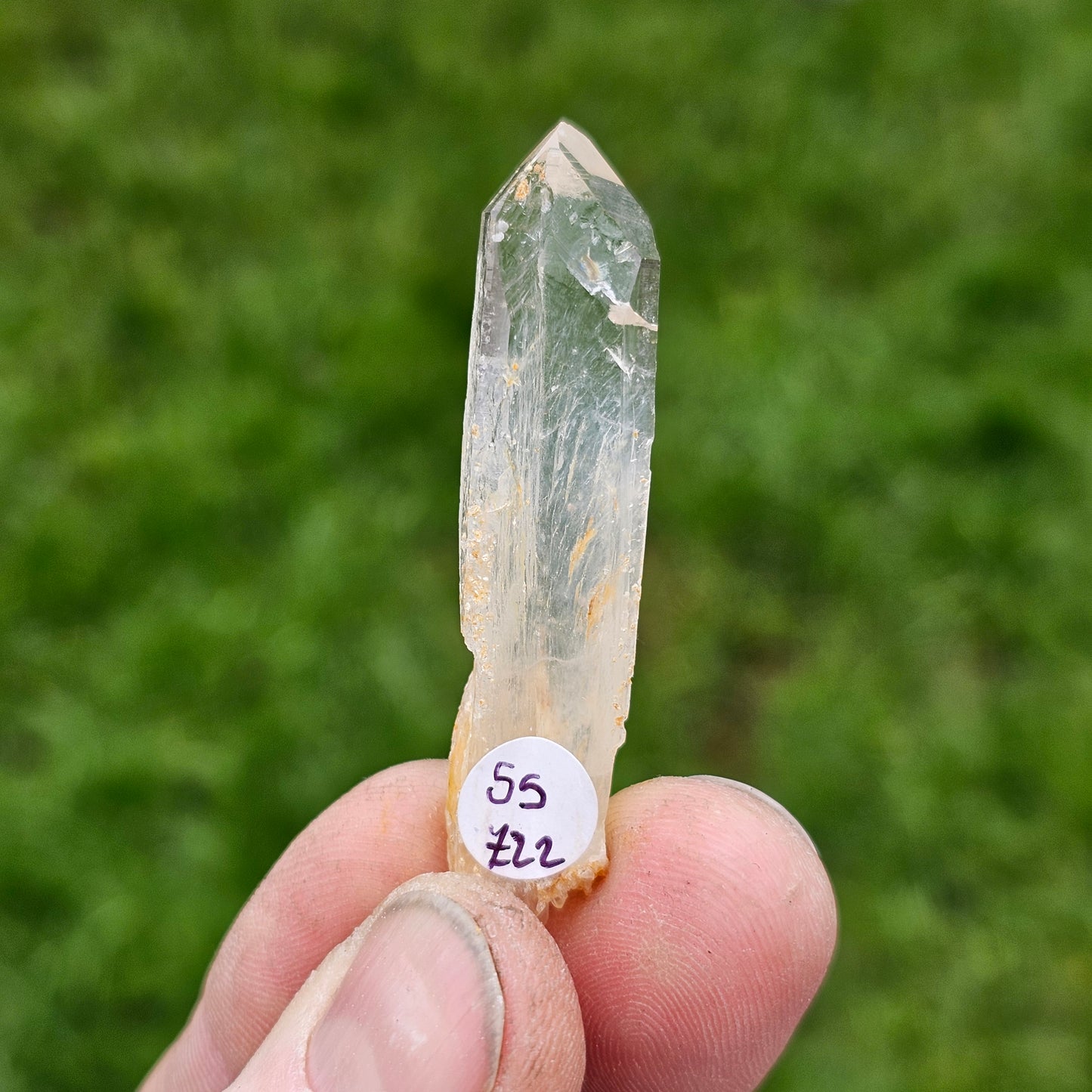 Blue Mist Lemurian Quartz Points