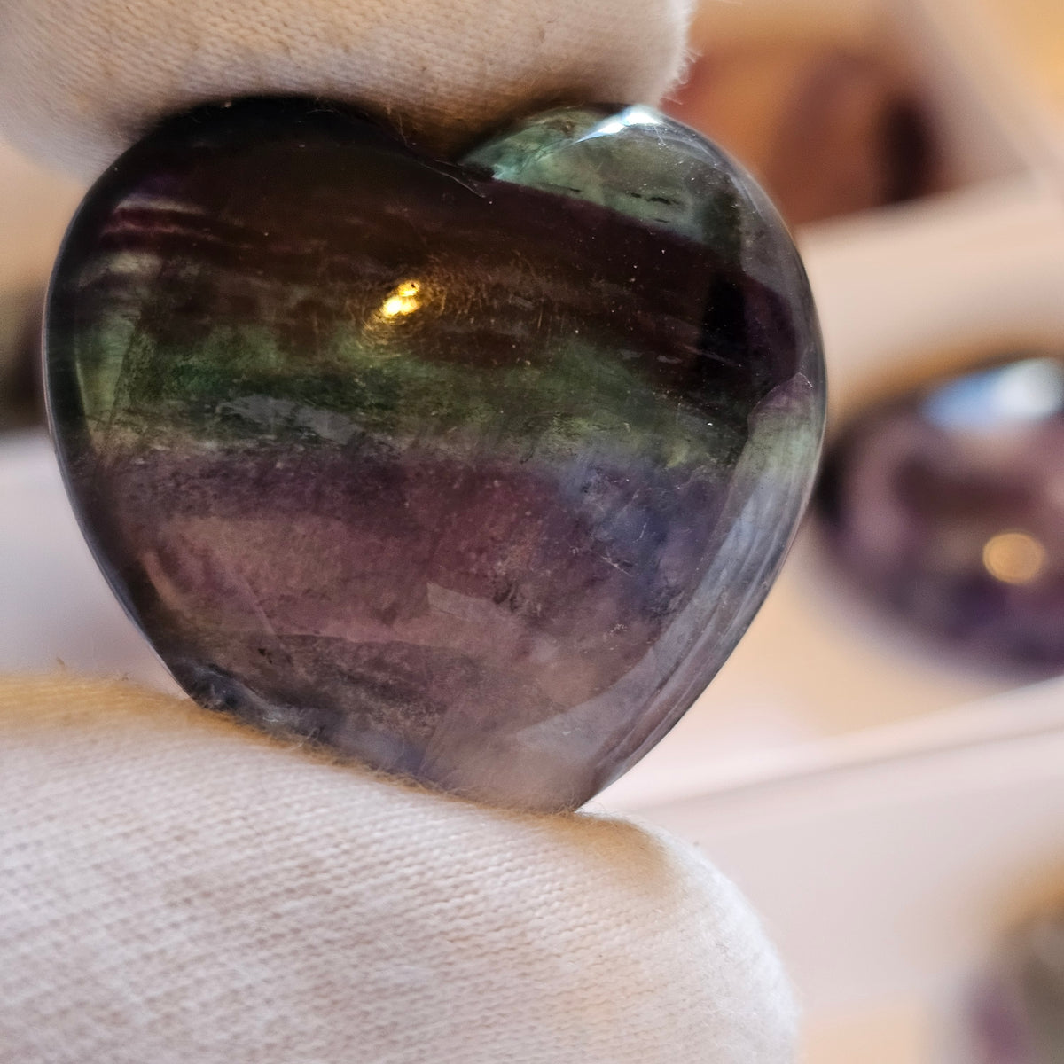 Premium Fluorite Hearts