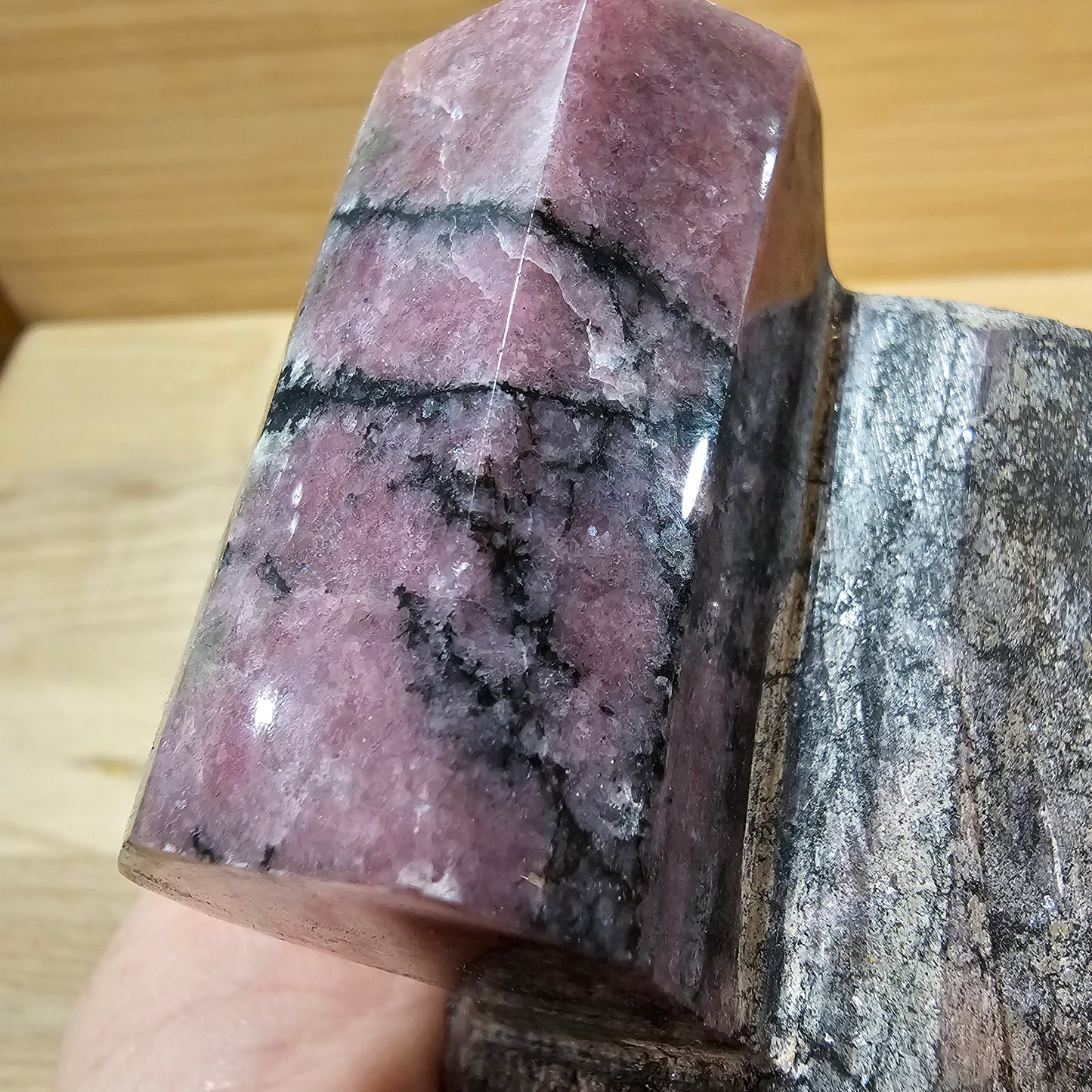 Rhodonite on Matrix