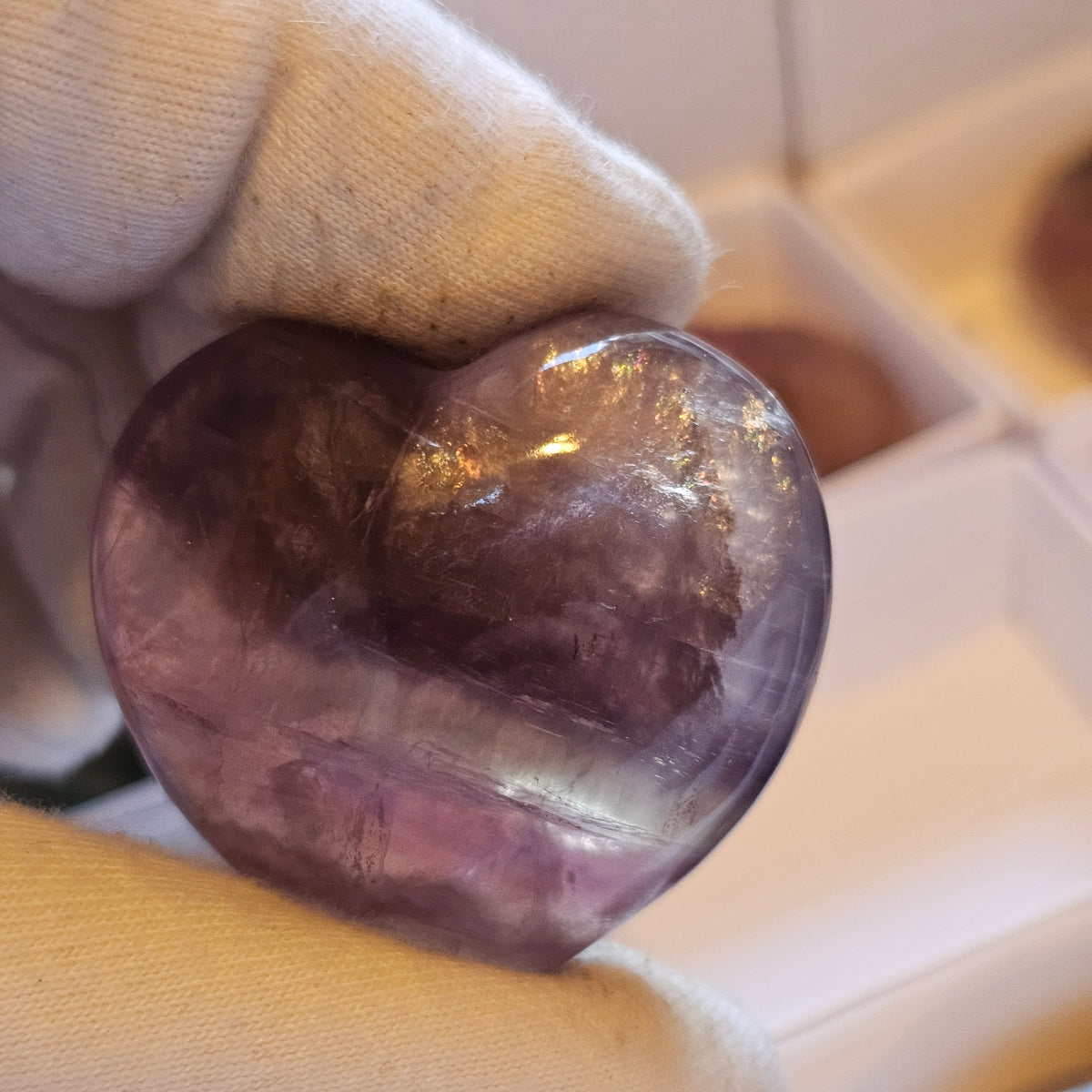 Premium Fluorite Hearts