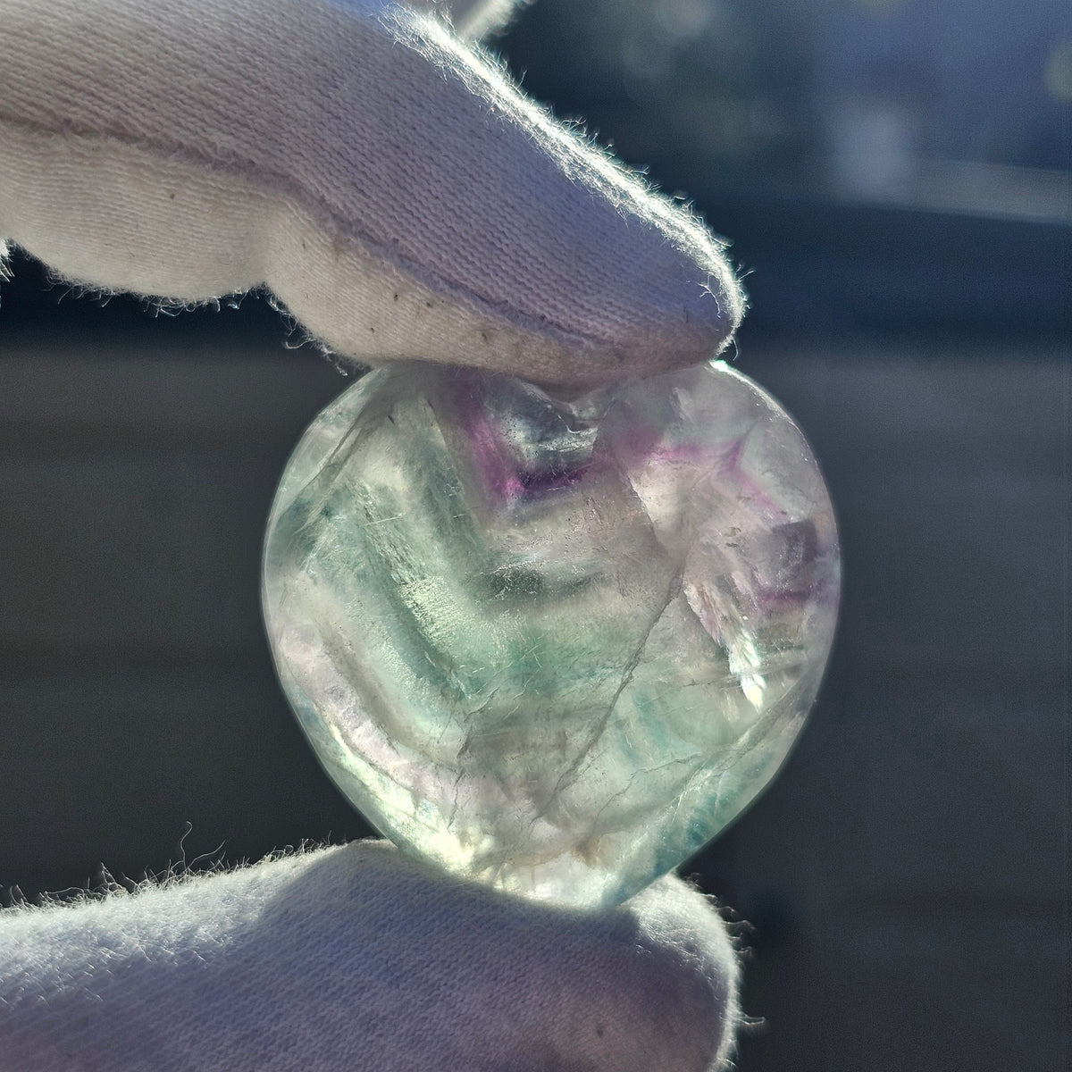 Premium Fluorite Hearts