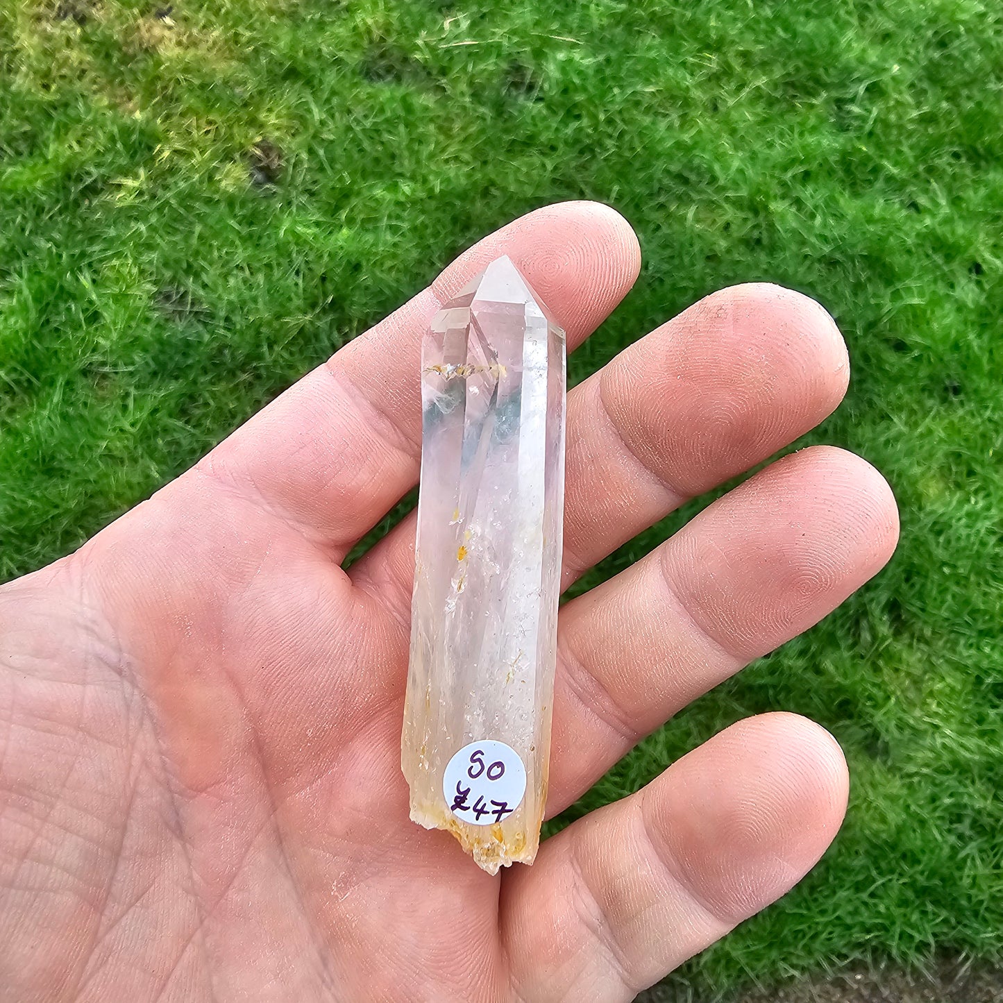 Blue Mist Lemurian Quartz Points
