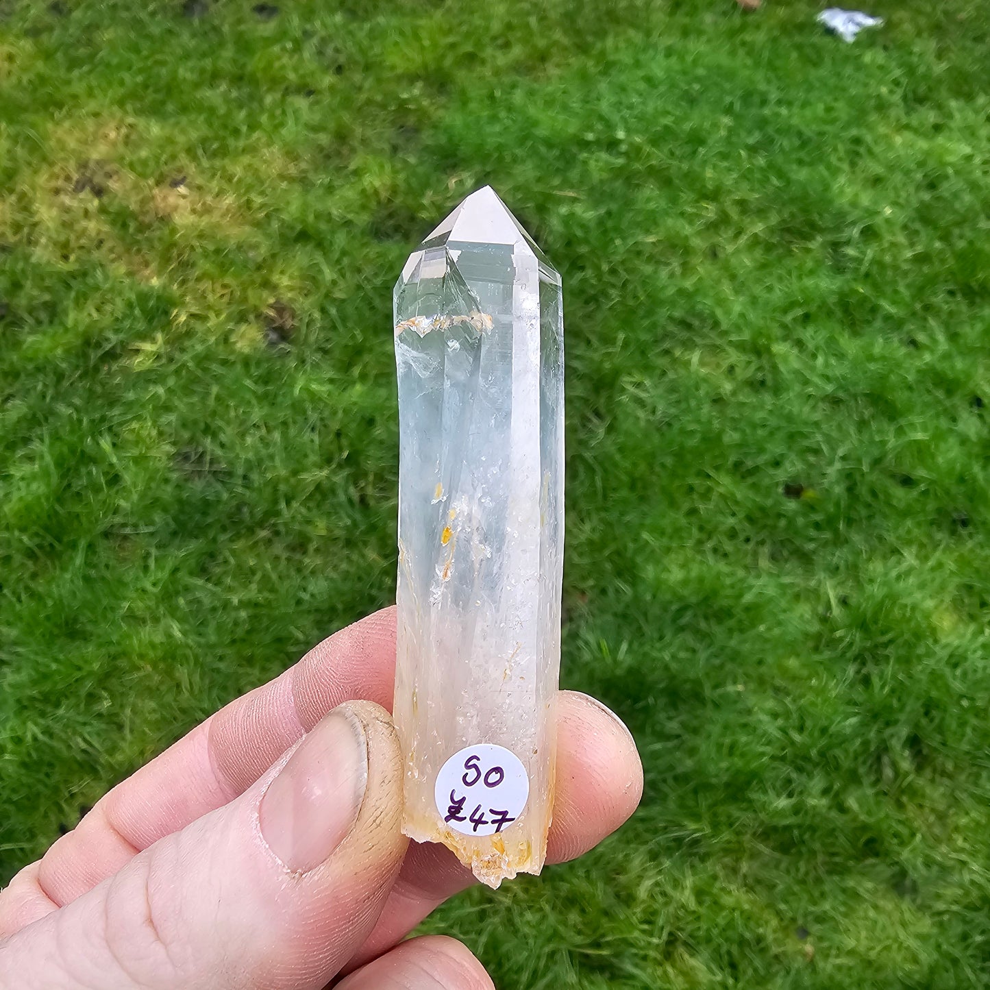 Blue Mist Lemurian Quartz Points