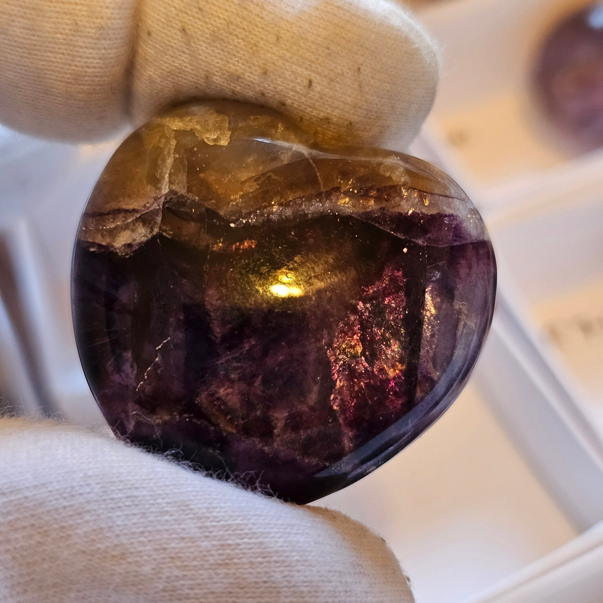 Premium Fluorite Hearts