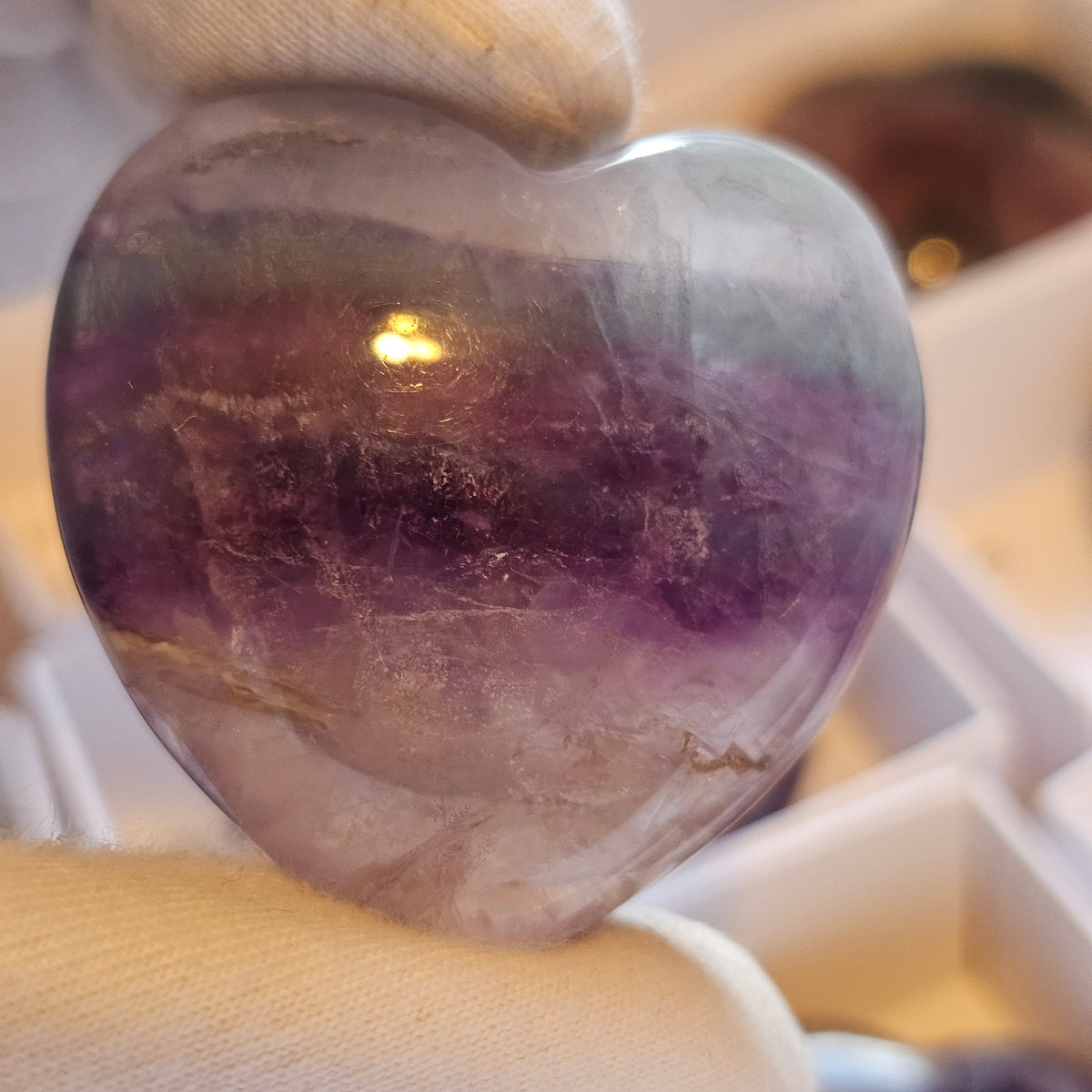 Premium Fluorite Hearts
