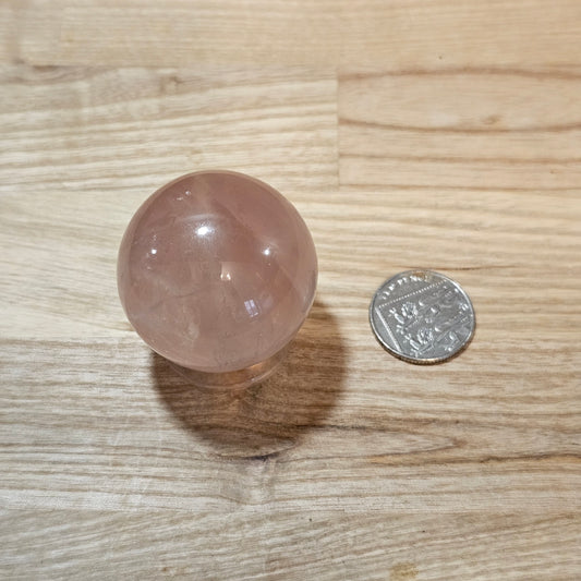 Star Rose Quartz Sphere