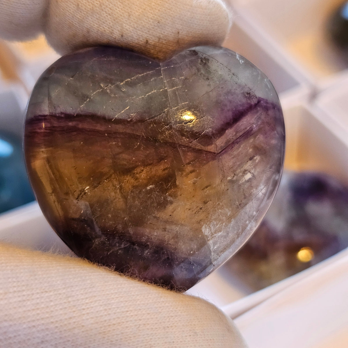 Premium Fluorite Hearts