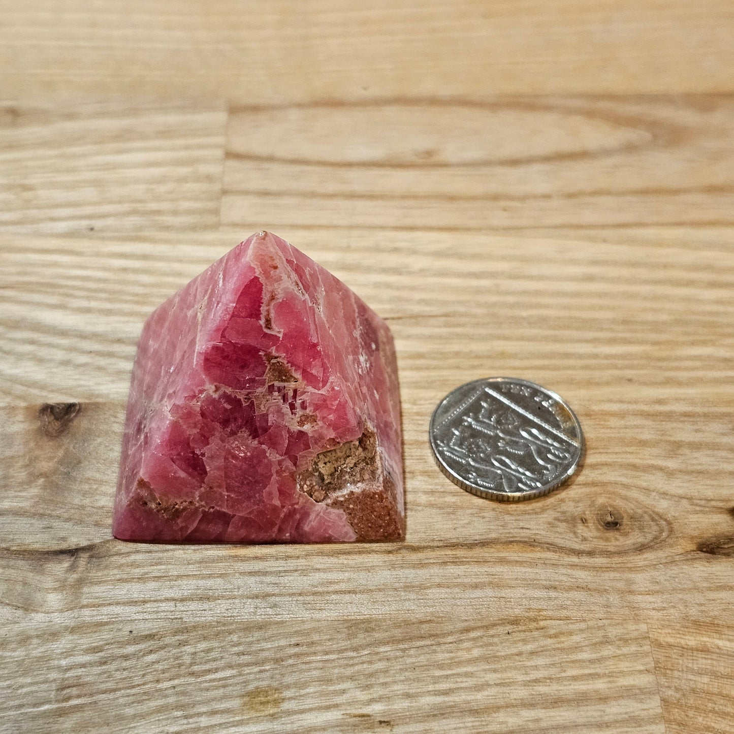 Rhodochrosite Pyramid A Grade