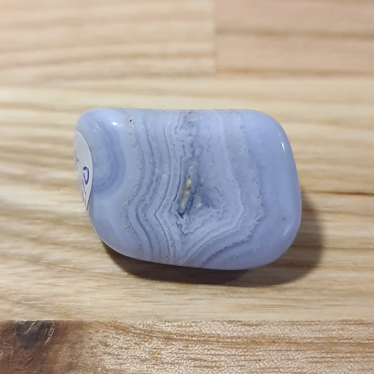 Blue Lace Agate Pebble H