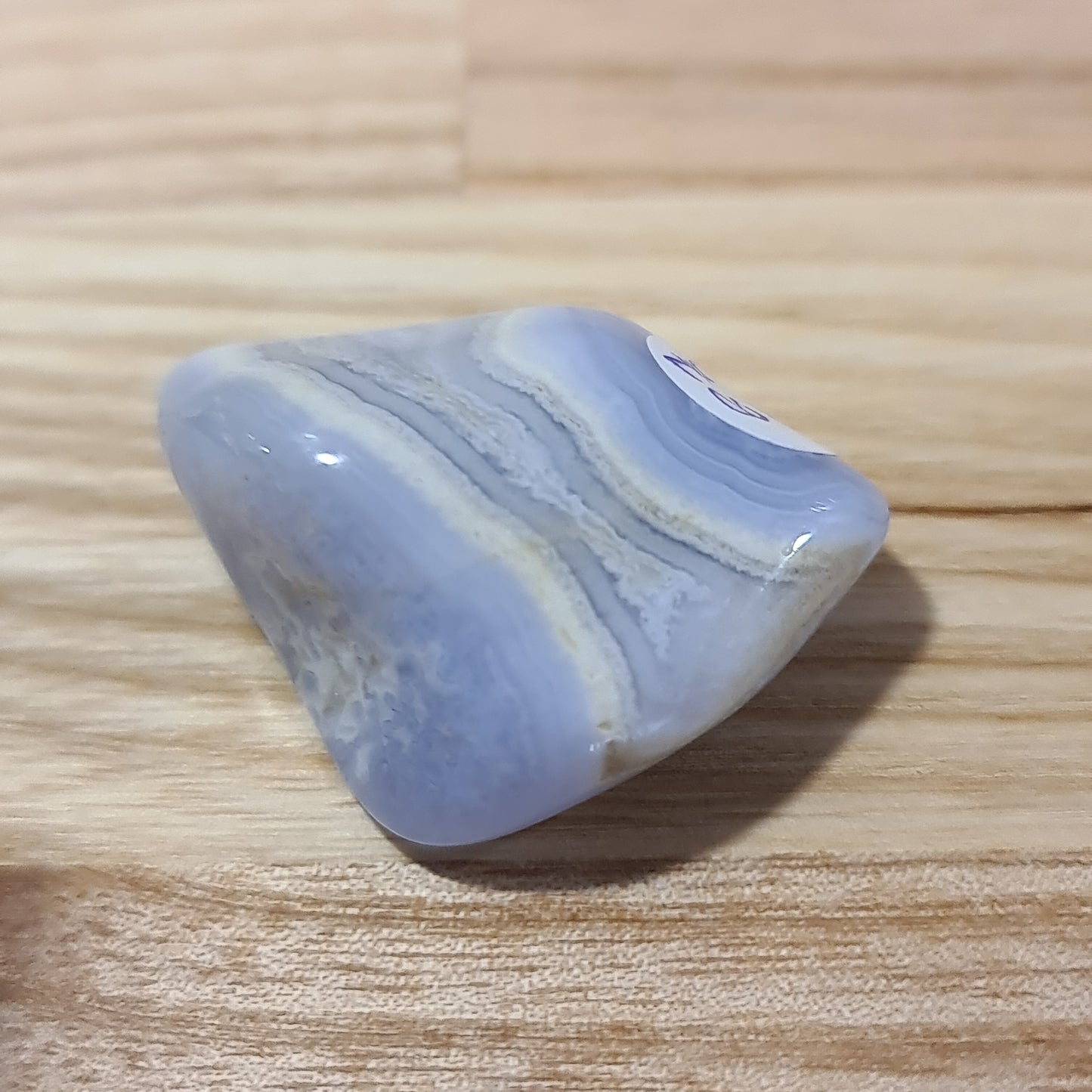 Blue Lace Agate Pebble I (i)