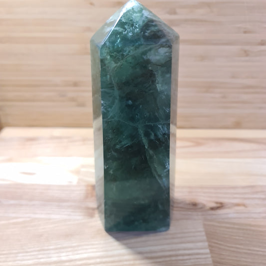 Green Fluorite Tower 16cm 1.05KG