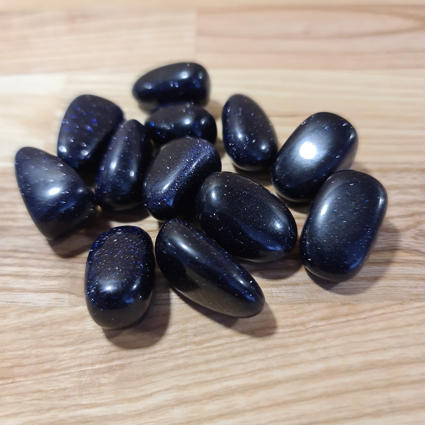 Blue Goldstone Tumblestone