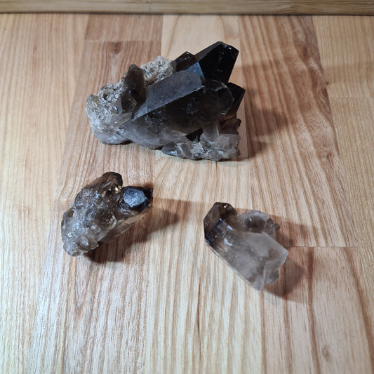 Smokey Quartz Clusters