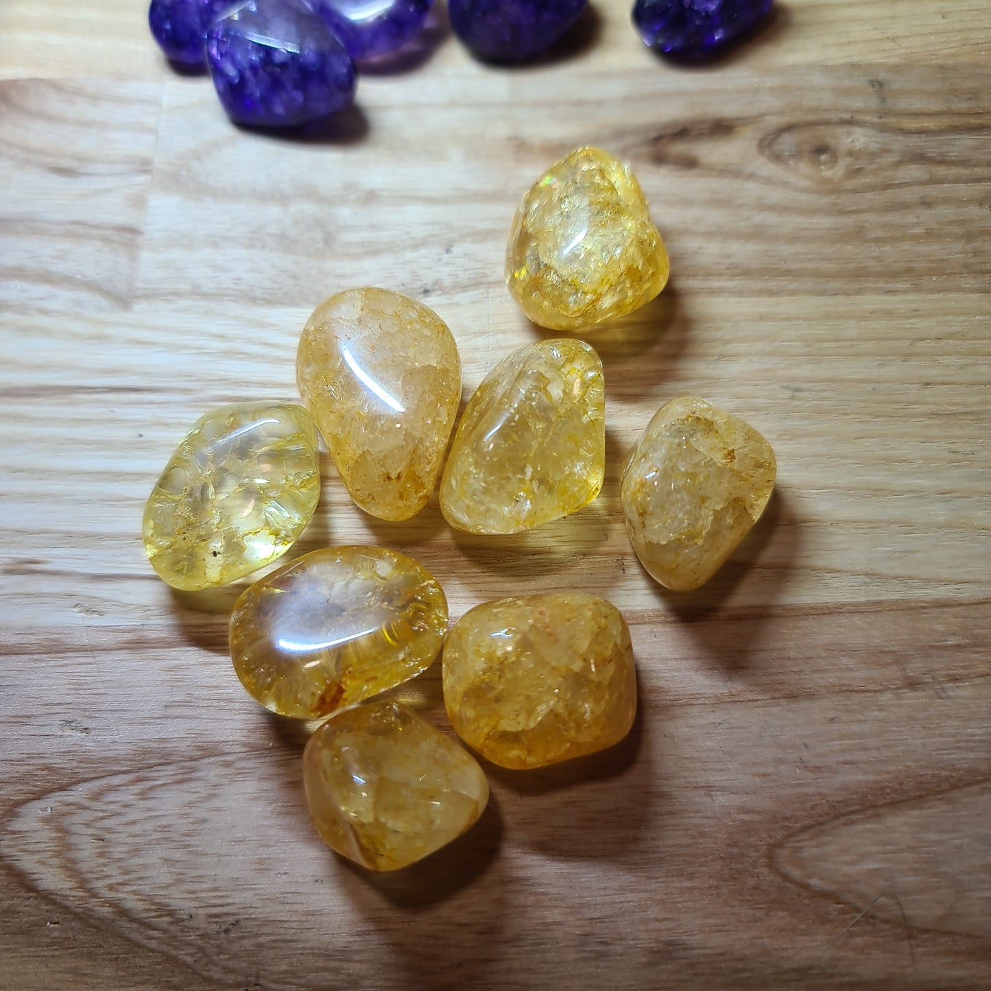 Crackle Quartz Tumblestones
