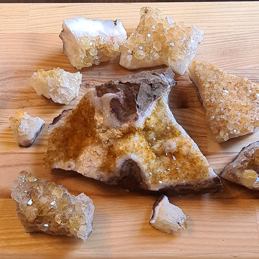 Citrine Druzies / Clusters