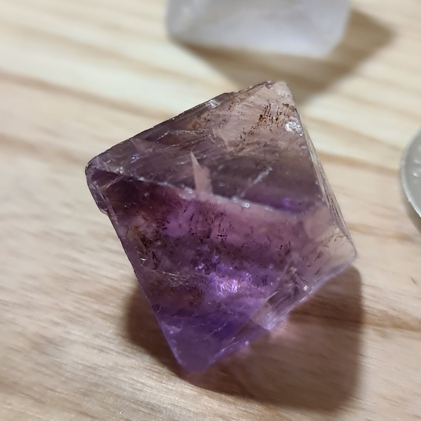 Fluorite Octahedrons