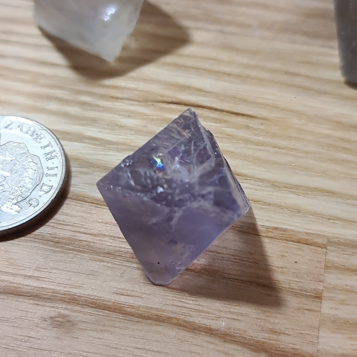 Fluorite Octahedrons