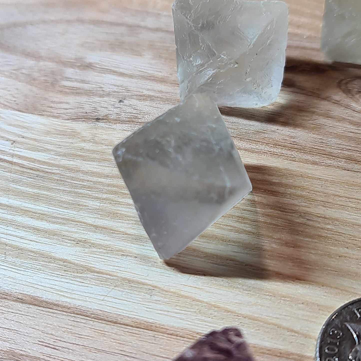 Fluorite Octahedrons