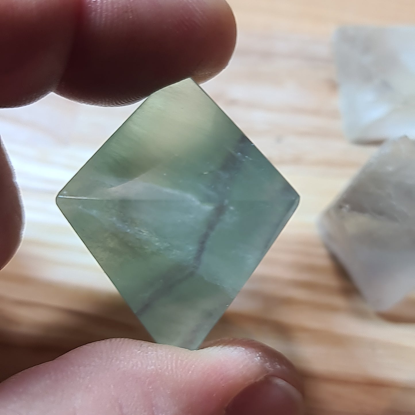 Fluorite Octahedrons