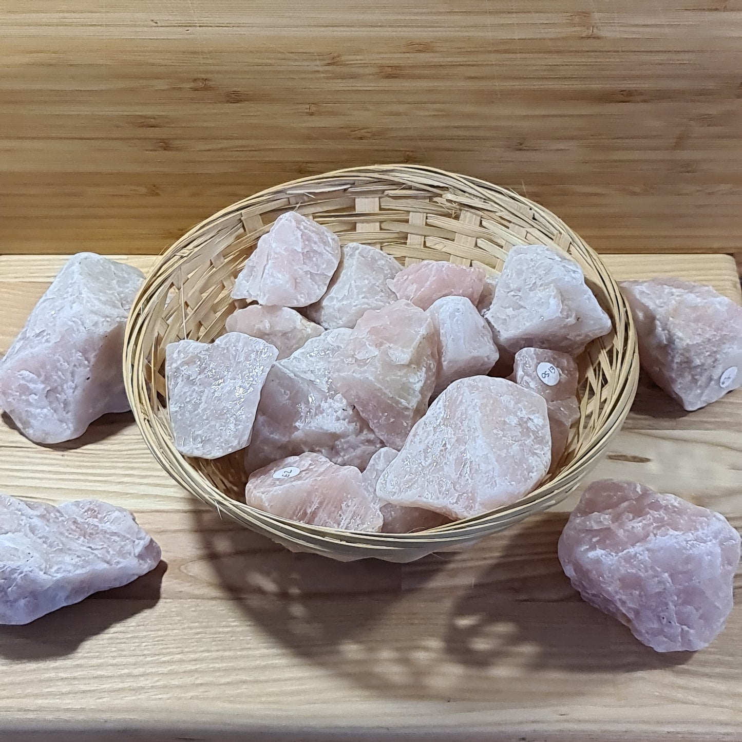 Rose Quartz "A" Grade rough pieces