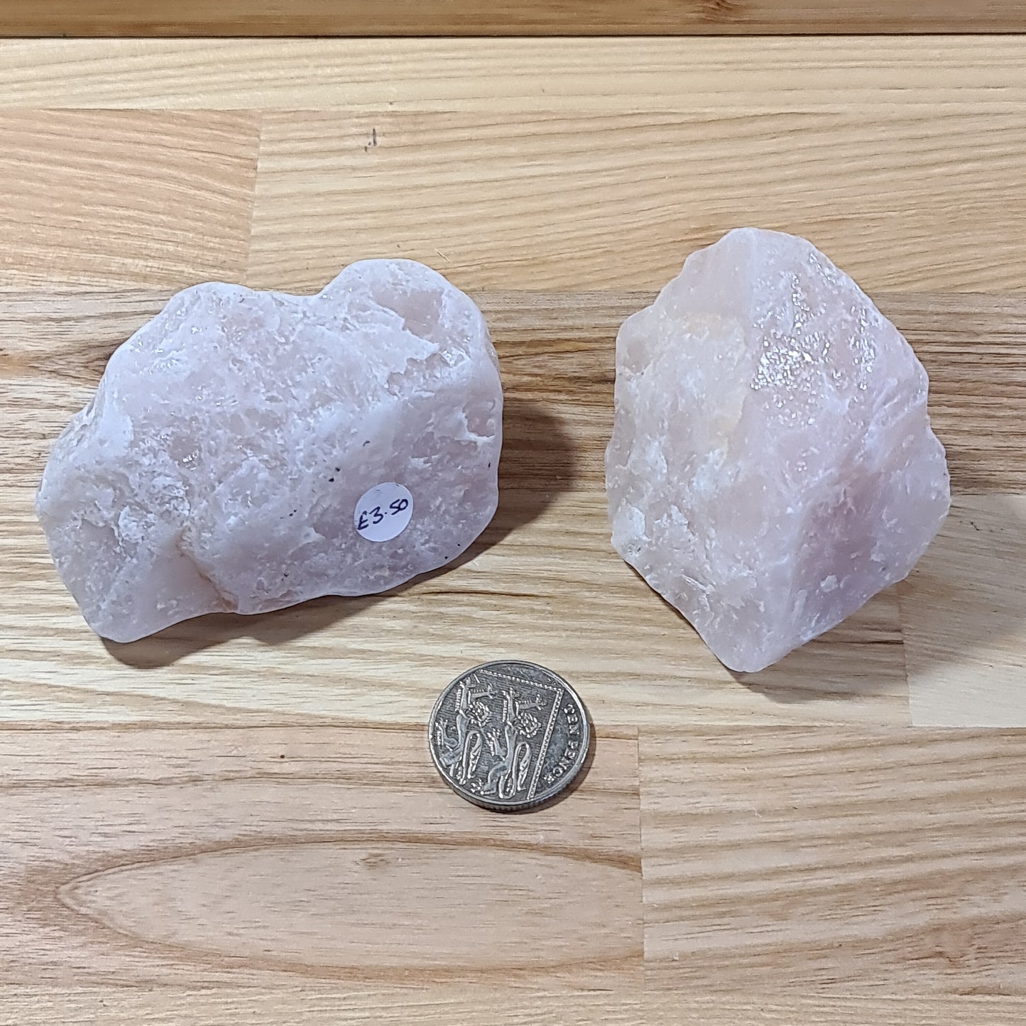 Rose Quartz "A" Grade rough pieces