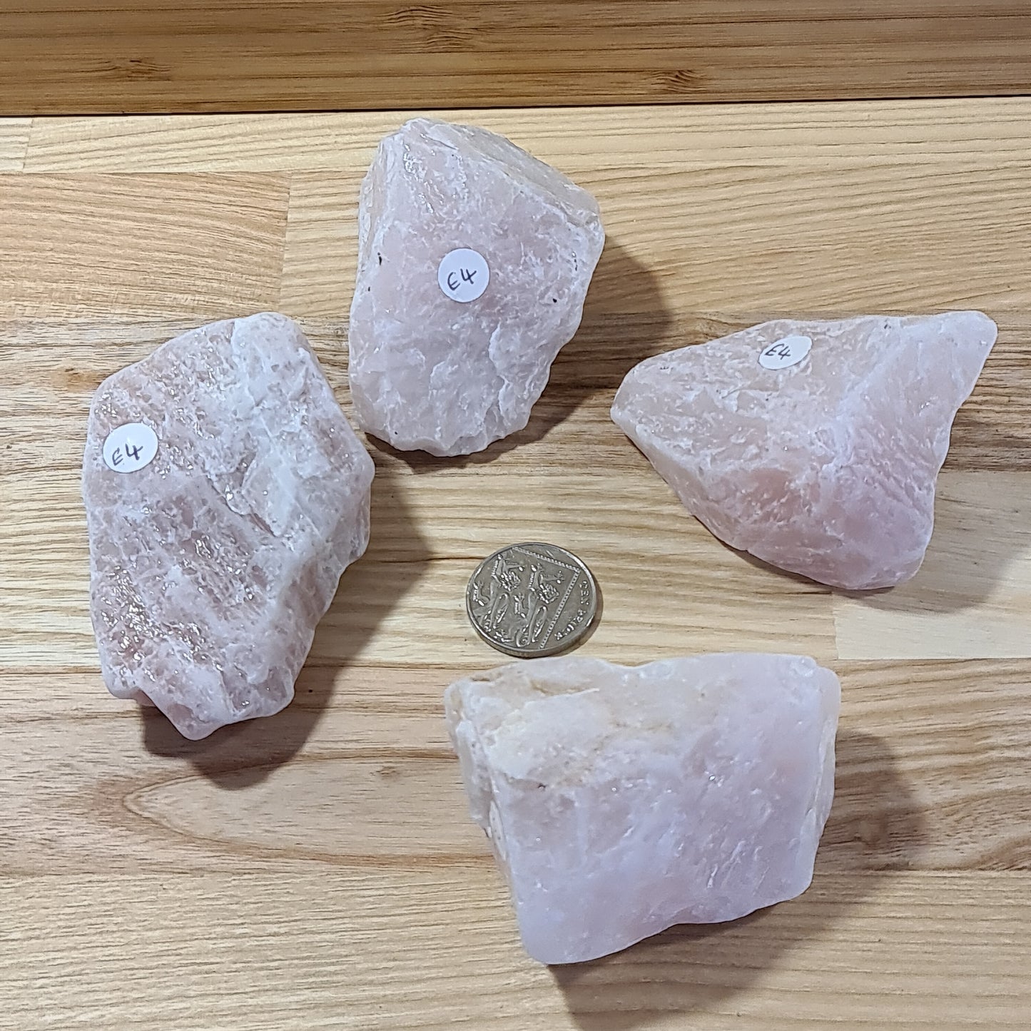 Rose Quartz "A" Grade rough pieces
