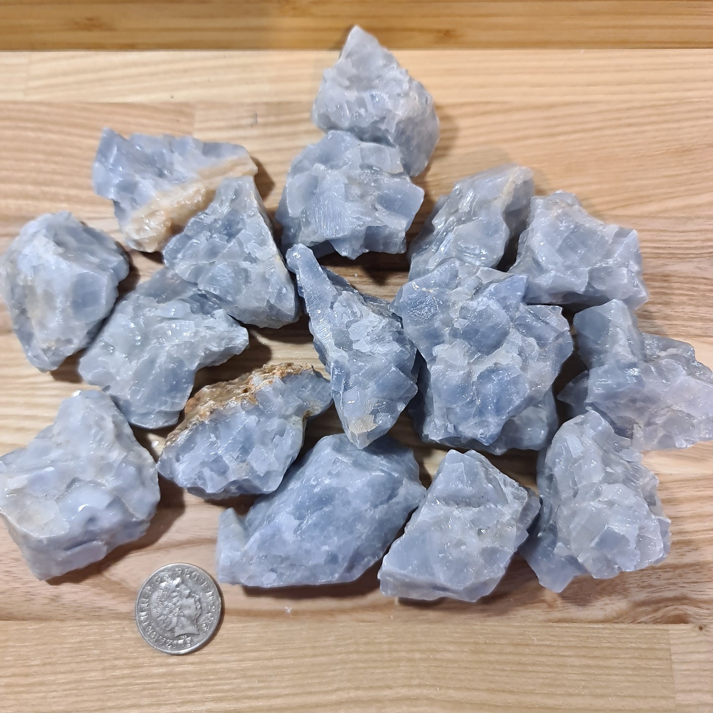 Blue Calcite - Raw