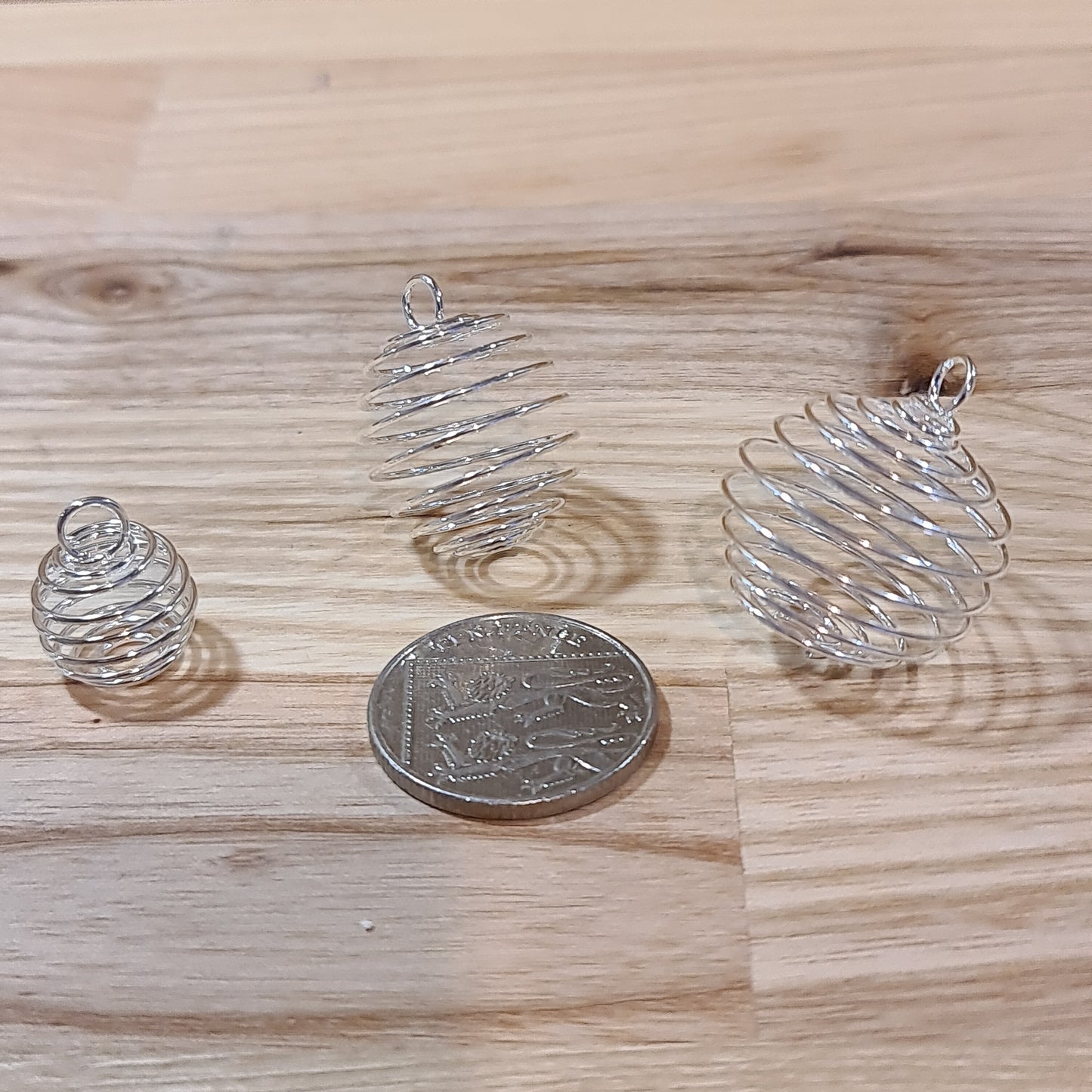 Wire spiral cages