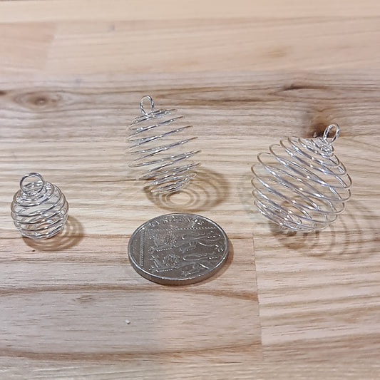 Wire spiral cages