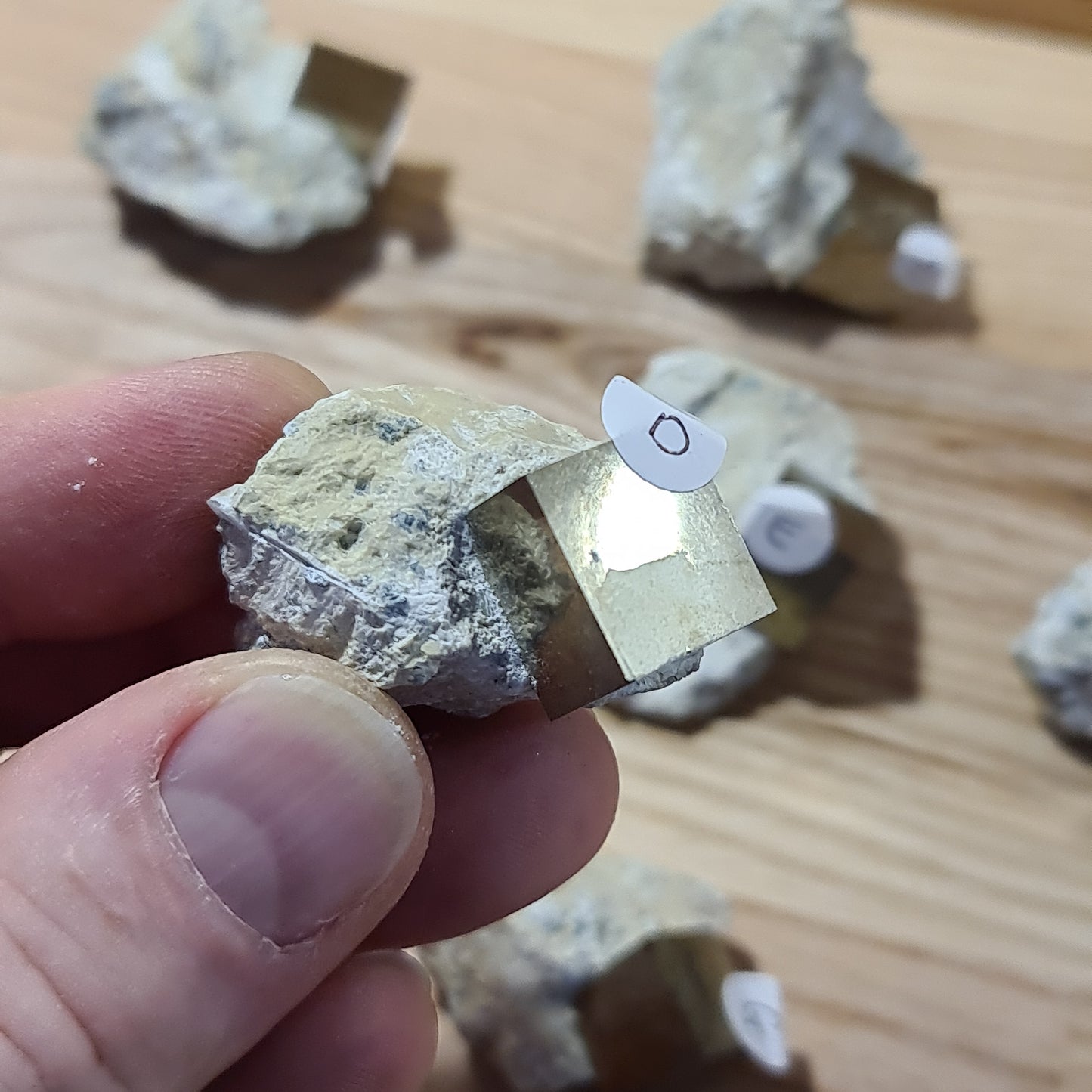 Pyrite - Cuboid on matrix