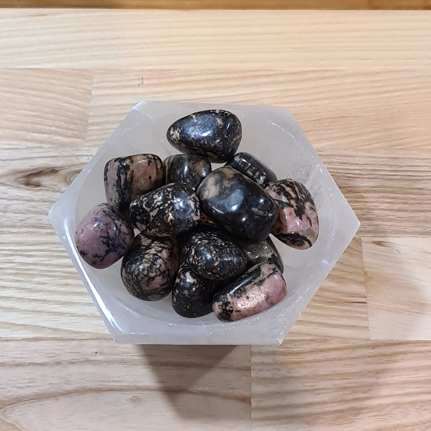 Selenite Hexagonal Bowl