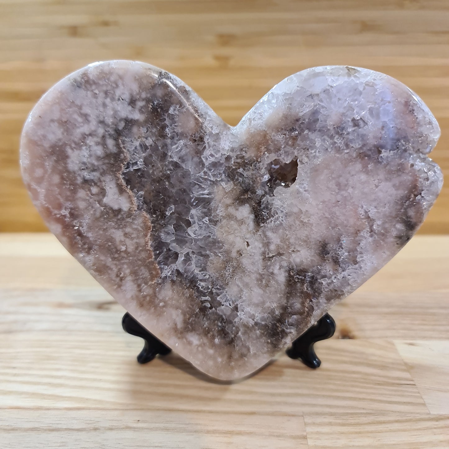 Pink Amethyst Heart