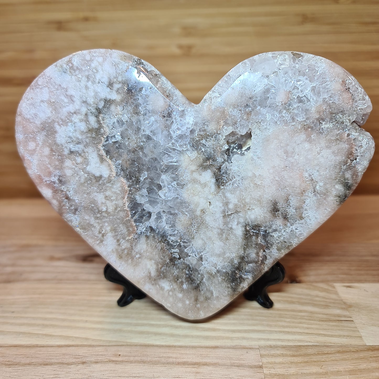 Pink Amethyst Heart