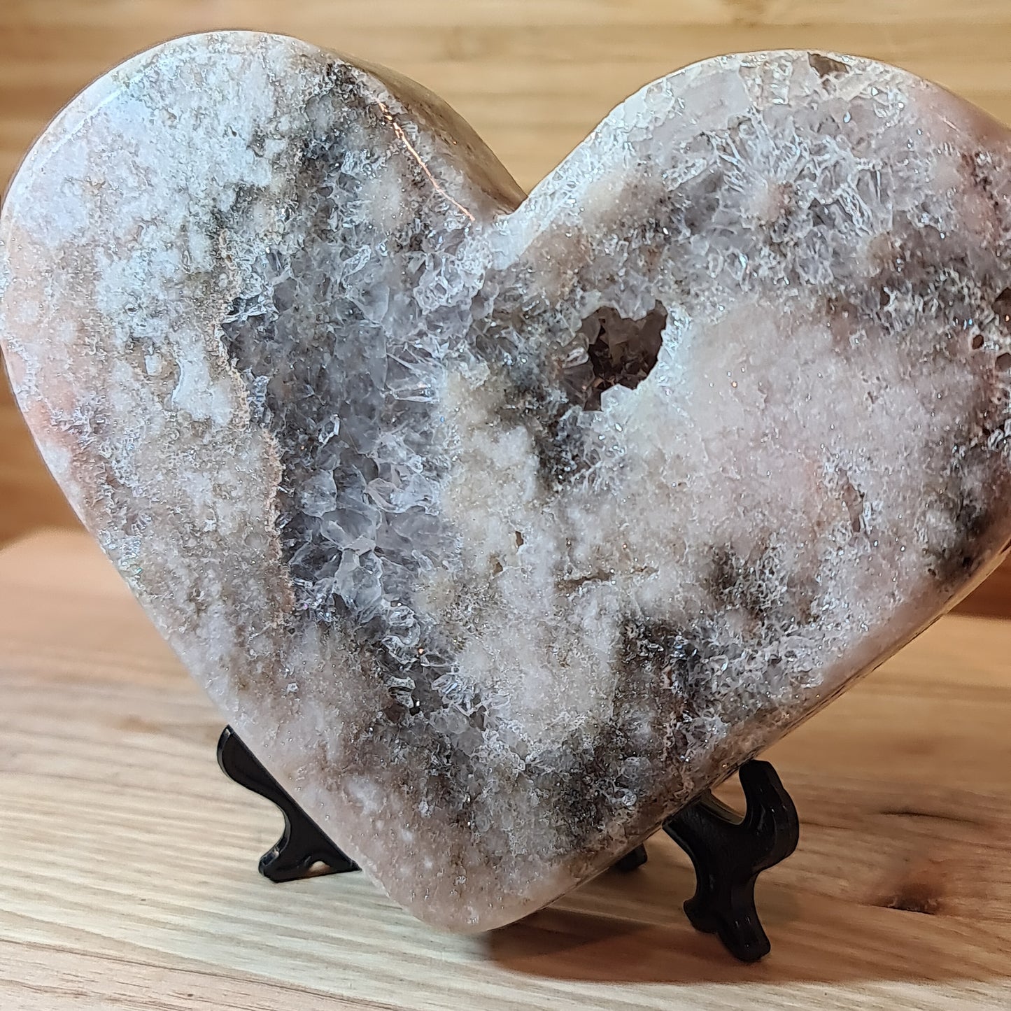 Pink Amethyst Heart