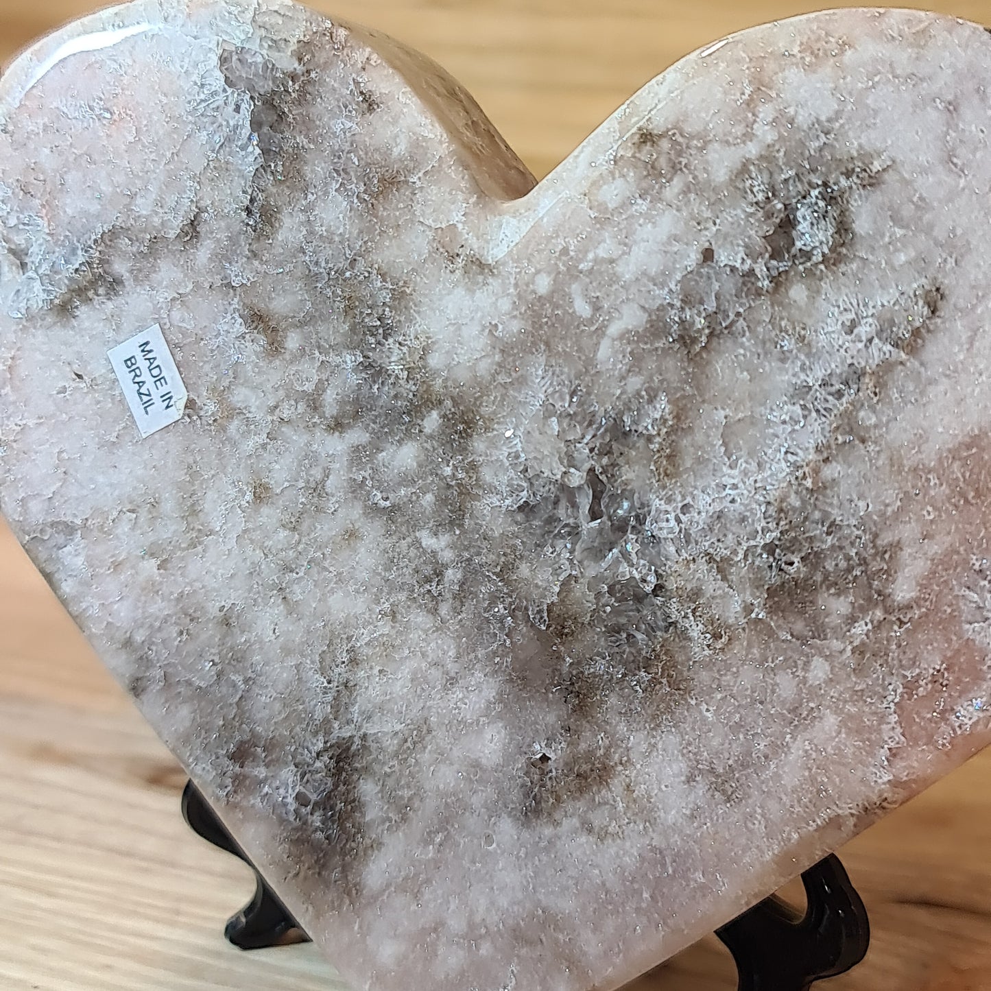 Pink Amethyst Heart