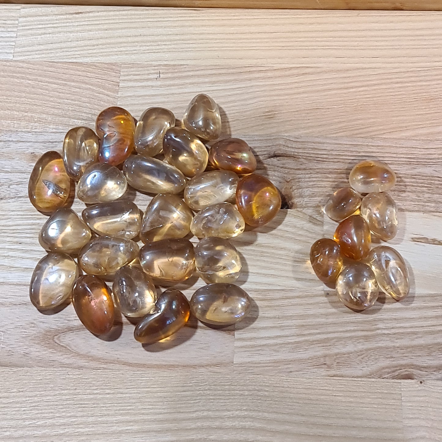 Champagne Aura Quartz Tublestones