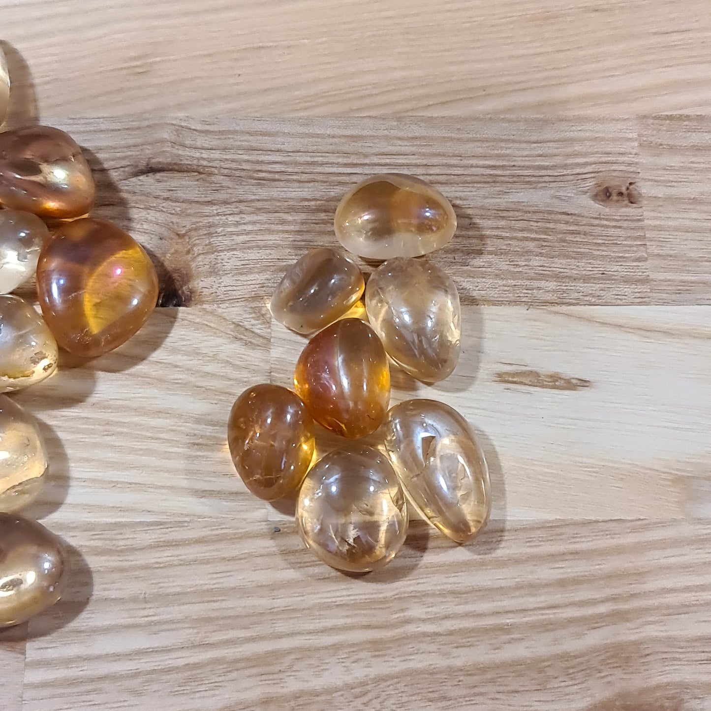 Champagne Aura Quartz Tublestones