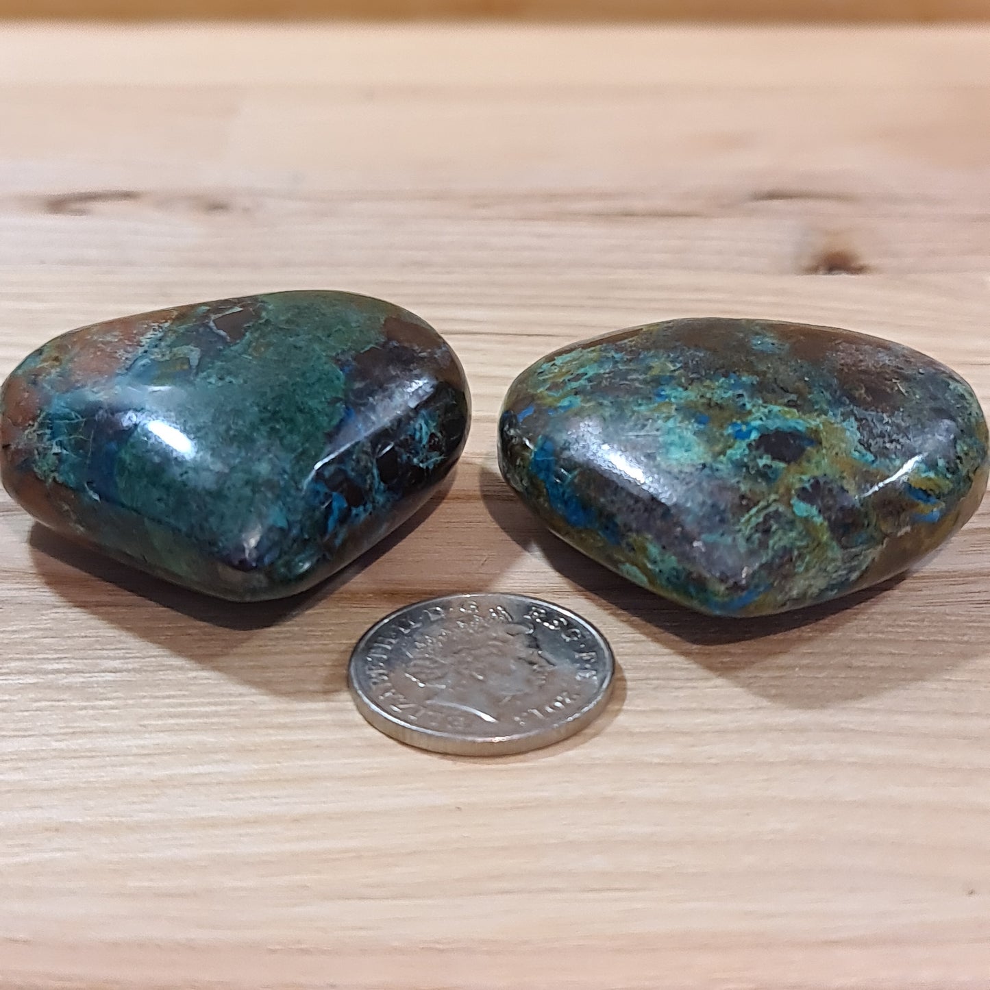 Chrysocolla Heart 40-50mm