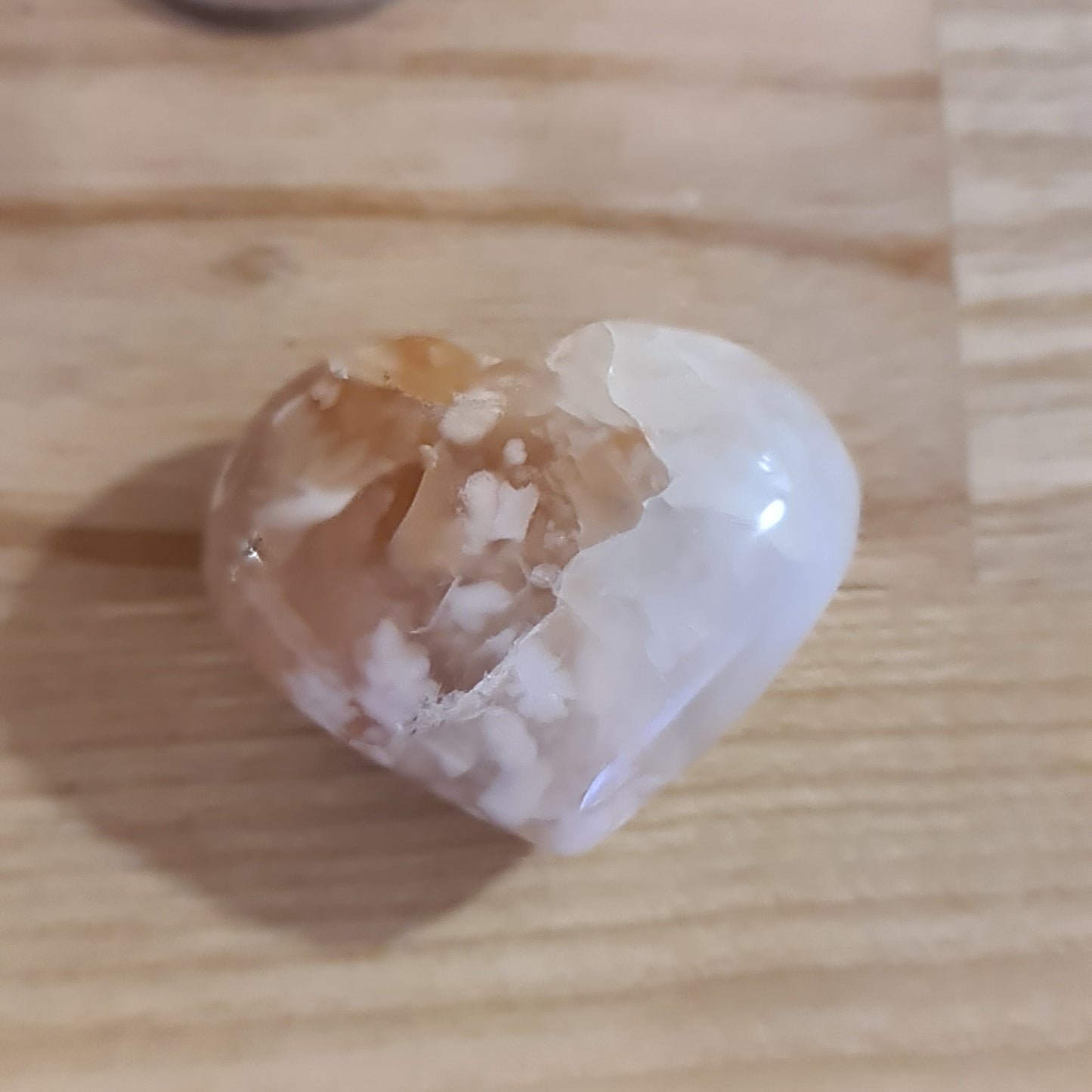 Flower Agate Hearts