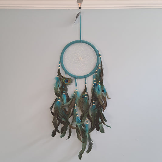 Peacock Feather Dreamcatcher