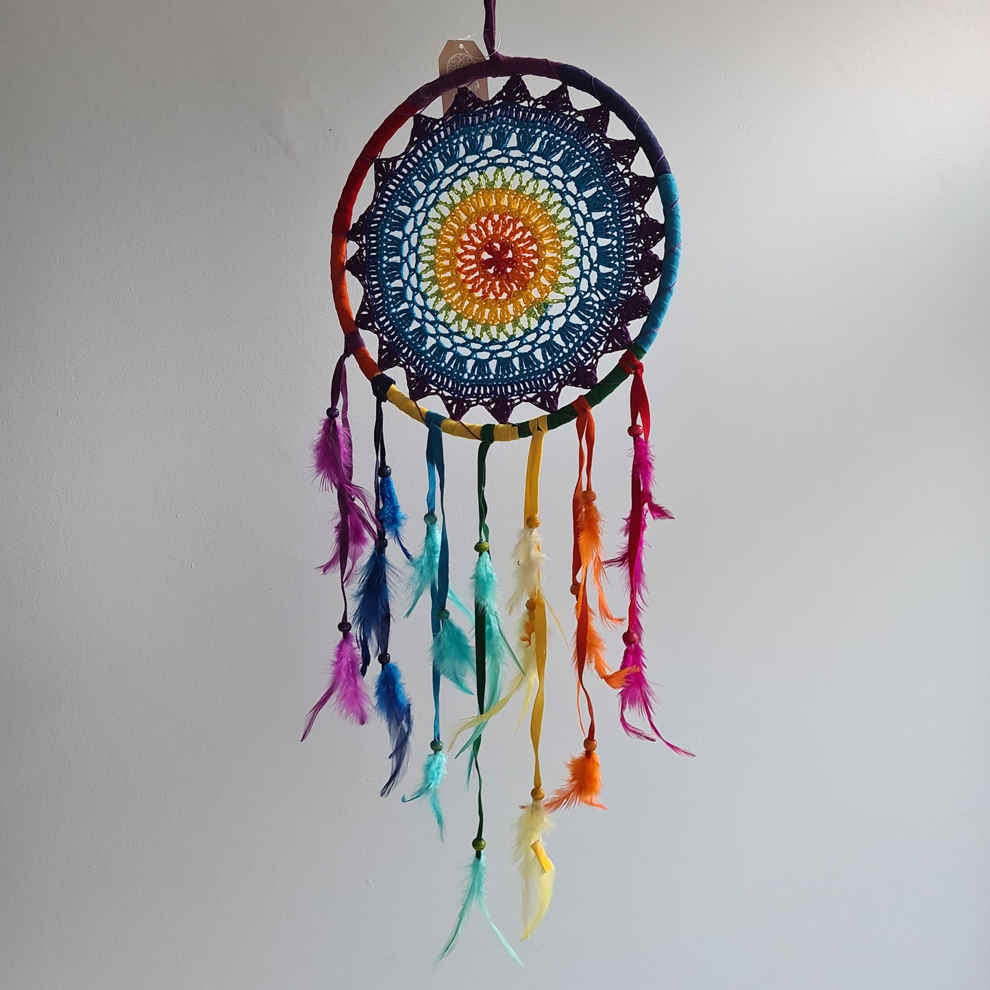 Chakra Woven Dreamcatcher Large