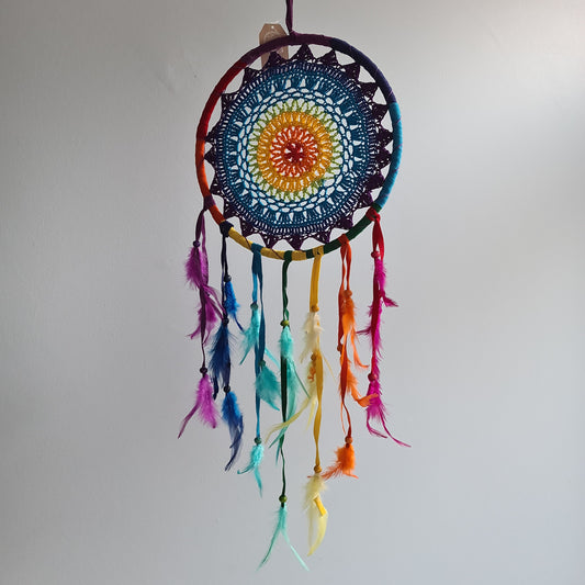Chakra Woven Dreamcatcher Large
