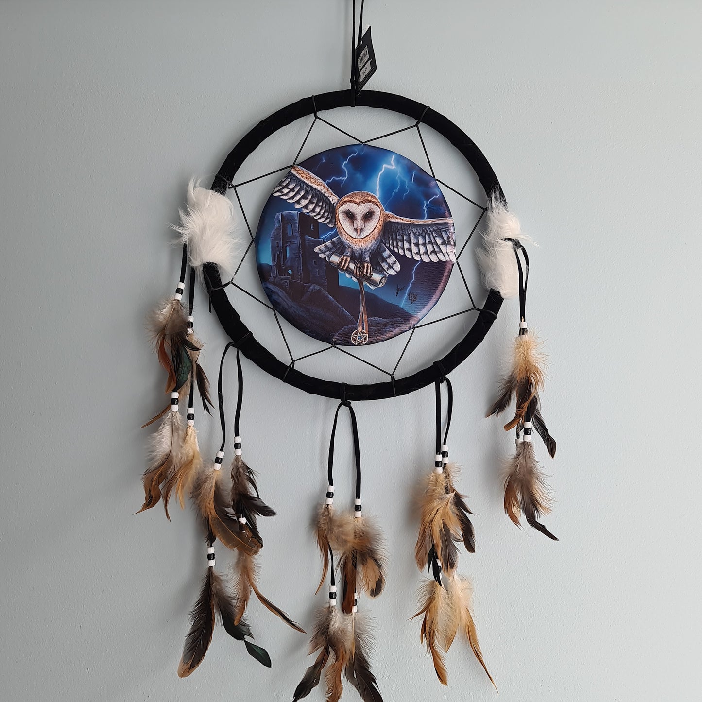 Owl Scroll Dreamcatcher