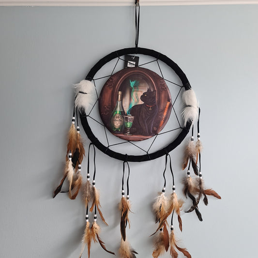 Absinthe Cat Dreamcatcher