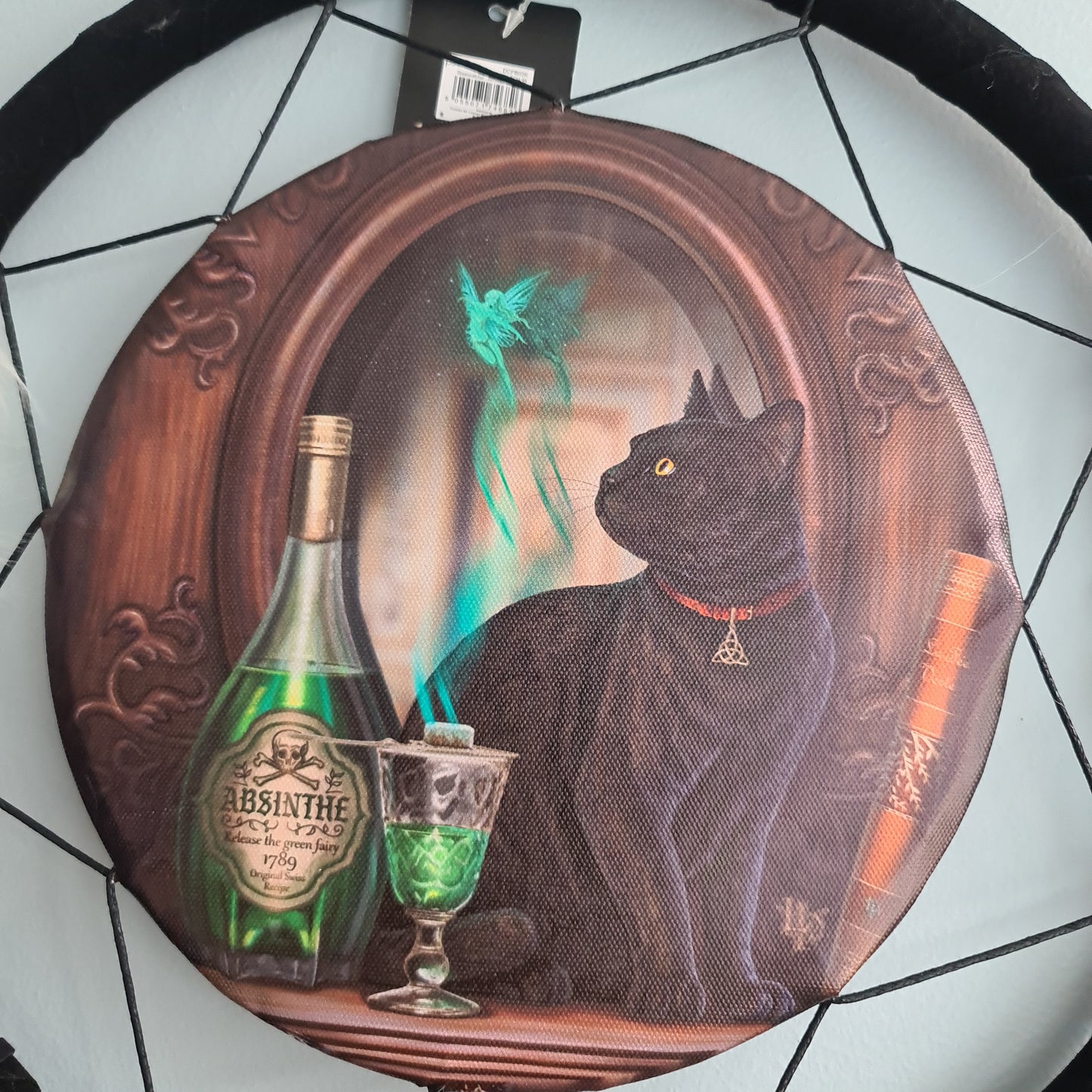 Absinthe Cat Dreamcatcher